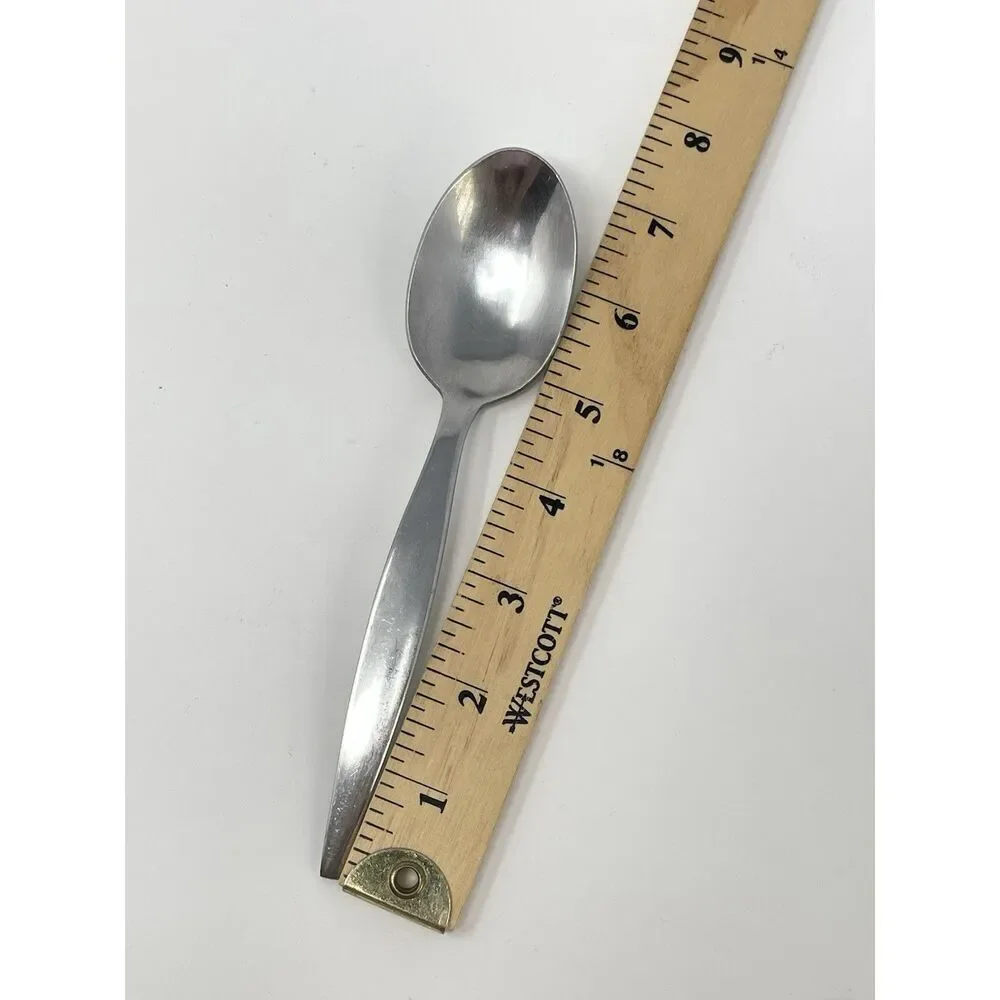 ONEIDA TERESA Stainless Steel Satin Dinner Spoons 7.25” Set Of 6 Discontinued
